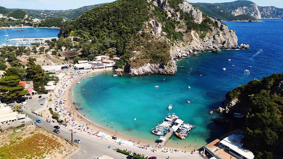 Παλαιοκαστρίτσα Παραλίες Paleokastritsa beaches