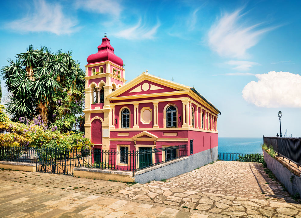 Panagia Mandrakina church Corfu