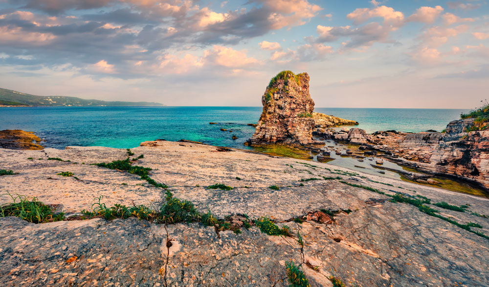 Kanoni beach Kassiopi Corfu