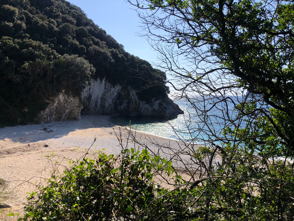 Rovinia beach Ροβινιά mykerkyra.com Marilia Makri